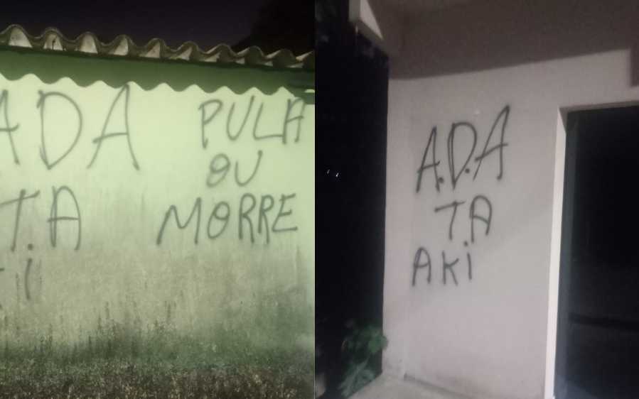 Pichações em Morro do Coco